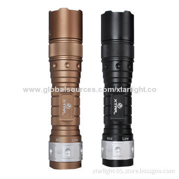 Sport flashlight XTAR BK12 with MAX 600 lumens